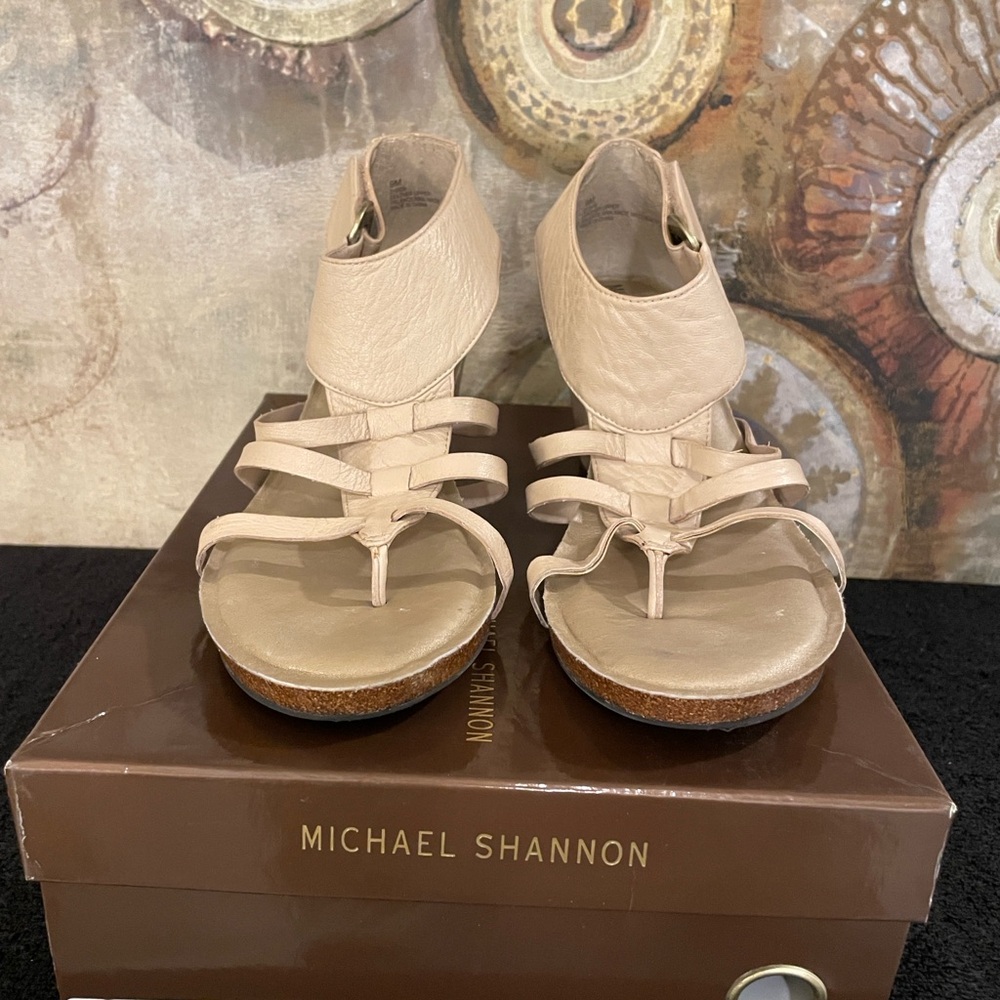 Michael Shannon Tan Sandals